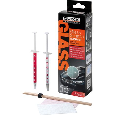 Quixx, kit rimuovi graffi per superfici in vetro (1/5)