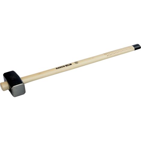 Bahco Vorschlaghammer mit Hickory-Stiel, rechteckiger Kopf, 3 kg