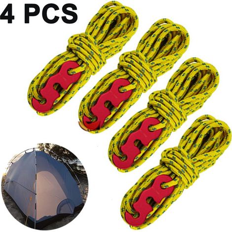 mm Nylon-Paracord-Schnur – Reflektierend – Mit Spannvorrichtung – Für Campingzelte und Outdoor-Aktivitäten – 1 Stück (1/5)