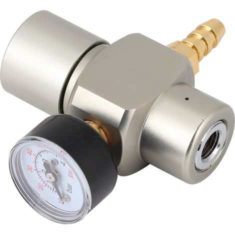 Manomètre de mini-régulateur de CO2 à raccord rapide 3/8 po pour récipient à soda et fût de bière (1/5)