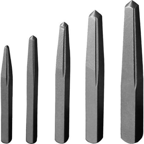 Ensemble D'extracteurs de Vis 5 Pièces, Extracteur de Vis Boulon Endommagé Cassé, Extracteur de Vis Dénudé Facile à Retirer,Outil de Retrait (1/5)