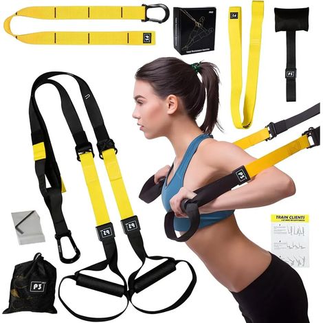 All-in-One Suspension Trainer – Heimfitnesssystem für erfahrene Fitnessbegeisterte, inklusive Zugang zum TRX Training Club (1/5)