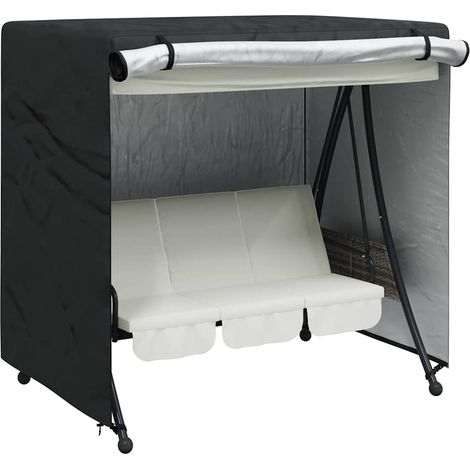 Maison Exclusive - Copertura per dondolo da esterno Nero 175 x 125 x 180 cm