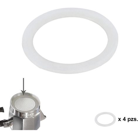 Junta Goma Silicona Cafetera Aluminio Classic / Inducción 9 Tazas (4 Unidades)