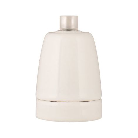 douille en porcelaine - culot e27 - blanc - bailey 139704