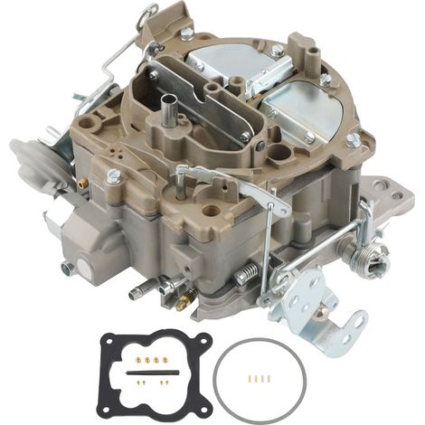 BFO – Carburateur Quadrajet 4MV 4 barils pour Chevrolet V8 327 350 427 454 – Alliage de zinc – Choke manuel – Débit 750 cfm