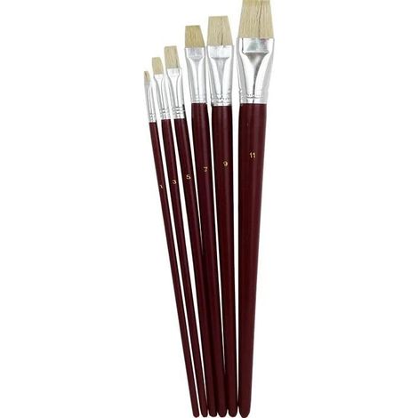 Spazzole piatte 685A 6 pezzi grand