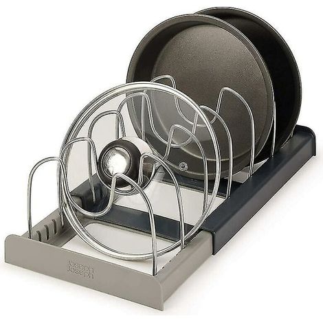 Pot Rack, Pot Rack Kitchen Storage Rack With 7 Adjustable Compartments Perfect For Cooking Utensils Pans, Pots, Lids