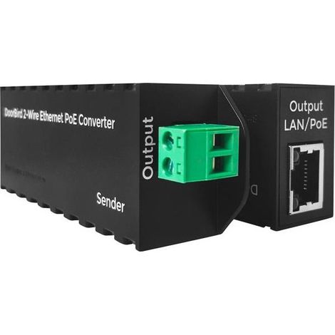 DoorBird A1071 Trasmettitore a due fili Video citofono IP Nero