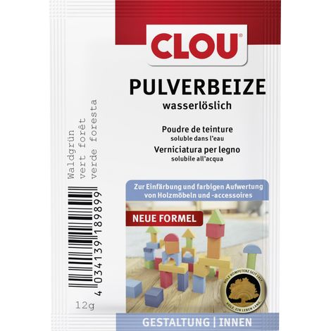 Clou Holzbeize 12 g waldgrün