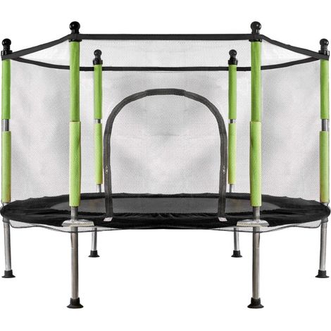 Kinder-Gartentrampolinnetz 140 cm grün