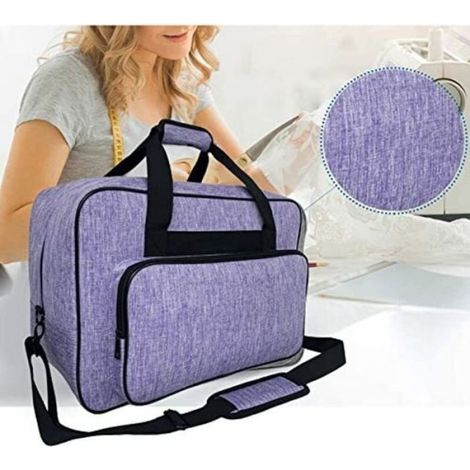 Sac de transport pour machine à coudre - Nylon résistant Intérieur spacieux - Voyage et rangement (1/5)