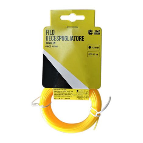 C FILO DECESPUGLIATORE TONDO YELLOW-R 1,3MMX15M