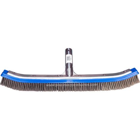 Spazzola curva Starpool 45 cm. con setole in acciaio (1/4)