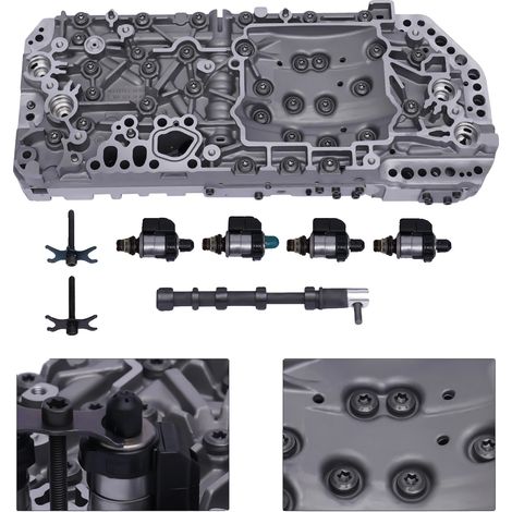 Cuerpo de válvulas de transmisión CVT, aleación de aluminio, 45 x 20 x 10 cm, compatible con Mercedes Benz Clase A y Clase B, remanufacturado, reemplazo directo. (1/5)