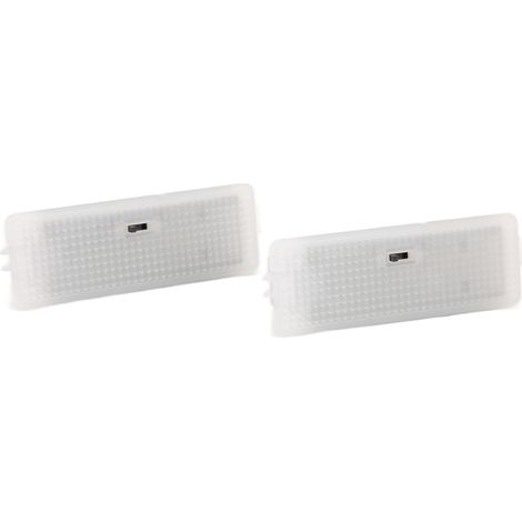 Lot de 2 lampes LED de portière, de plancher et de coffre pour voiture, trois couleurs d'éclairage, compatibles avec X3, X5 et X6. (1/5)