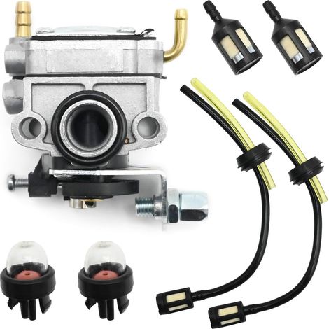 Kit carburateur avec filtre à carburant durite et bulle d’amorçage pour outil multi-fonctions Titan TTL488GDO TTK587GDO