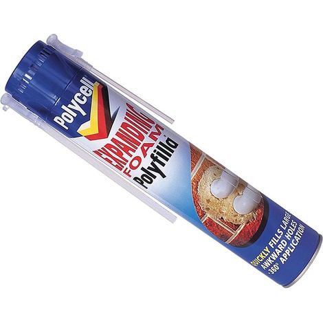 Polycell Expanding Foam Polyfilla 825ml