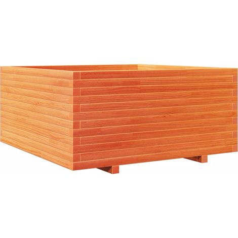 Maison Exclusive - Fioriera Giardino Marrone Cera 100x100x49,5 Legno Massello Pino