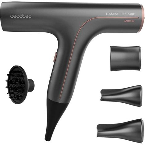 Cecotec Bamba IoniCare 6000 Rockstar Soft Pro secador 1200 W Negro