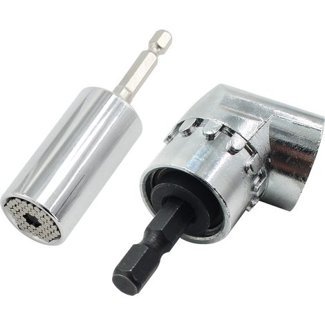 Ensemble de 3 tournevis à cliquet à 105 degrés avec adaptateur pour douille, outil à main industriel (1/5)