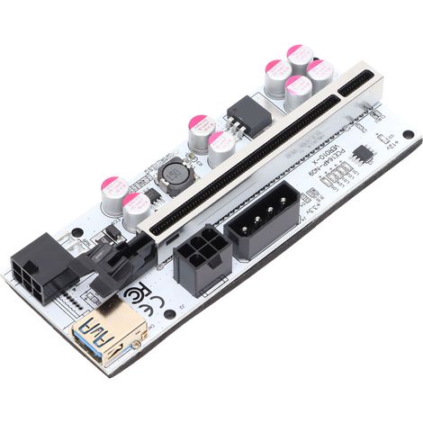 PCIe-Erweiterungskarte, 8 Kondensatoren, 6-polige Schnittstelle, stabiles Signal, guter Kontakt, PCI-Express-Erweiterungskabel (1/5)