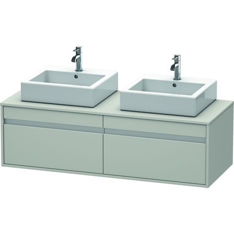 Mueble bajo de lavabo consola Ketho de Duravit, suspendido,