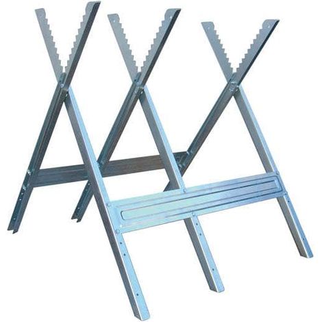 Chevalet de sciage en bois pliable