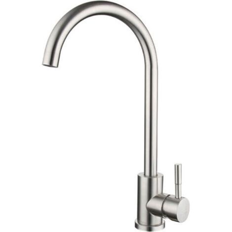 [NON UTILIZZATO] Rubinetto da cucina, miscelatore da cucina, rubinetto girevole a 360°, rubinetto da cucina con beccuccio alto, rubinetto per lavello acqua calda e fredda