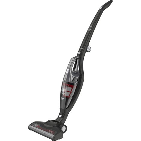 Black+Decker SVB620JW-QW, SVB620JW-QW-Aspirador escoba 2en1 21,6V 2Ah. Se Mantiene de Pie. Boquilla extensible y cepillo, Nero, 21,6 V, 43.2 W, 500 milliliters (1/5)