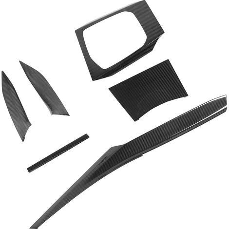 Kit d’outils pour habillage de décoration intérieure panneau de porte intérieure de changement de vitesse de tableau de bord en Fiber de carbone sèche pour M3 M4 G80 G82 G20 G22 LHD (1/5)