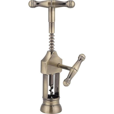 Tire-bouchon en acier inoxydable, tire-bouchon multifonctionnel, ouvre-bouchon, outil de bar pour serveur et barman, robuste (1/5)