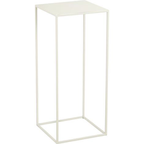Mica Decorations Beistelltisch Quinty 30 x 30 x 70 cm offwhite Beistelltisch
