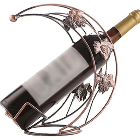 Porte-bouteilles de comptoir pour le rangement du vin, porte-bouteilles de table en métal autoportant au design moderne, casier à vin sur pied pour la cuisine, style européen, casier à vin créatif et