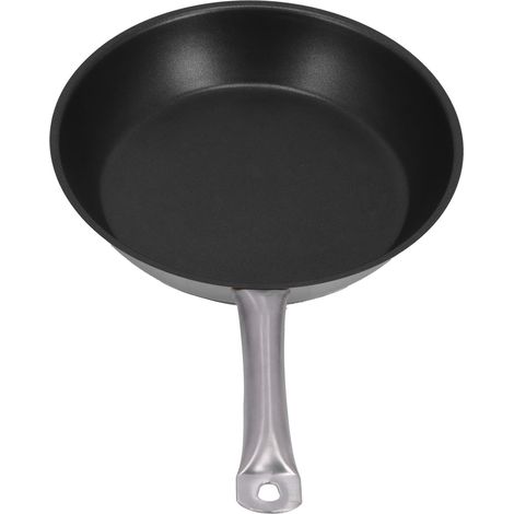 Bratpfanne aus Edelstahl 304, Antihaftbeschichtung, verstärkter Boden, einzigartiger ergonomischer Griff, 28 cm x 5 cm (1/5)