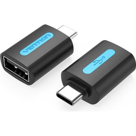 Adaptador USB 3.0 Vention CDTB0/ USB Tipo-C Macho - USB Hembra (1/2)