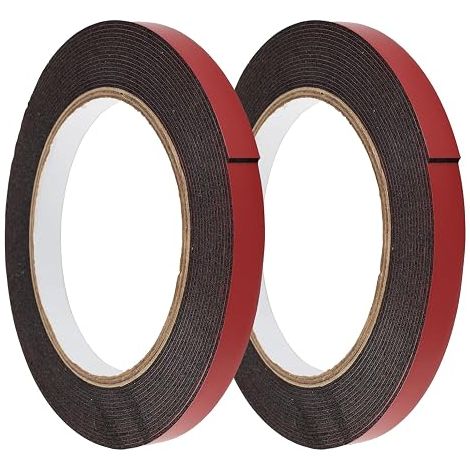 Ruban Adhésif Double Face 1mm x 5 mètre, en Mousse Acrylique, Ruban Étanche pour Fixation Bandes LED, Automobile, Usage Intérieur et Extérieur Sans Perçage (1/3)