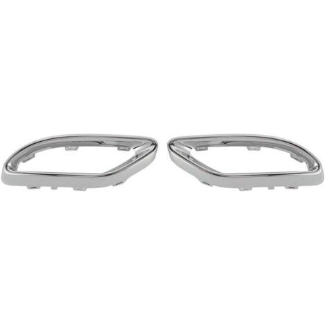 Couvercle d'embout d'échappement chromé brillant – Garniture de remplacement pour Mercedes-Benz Classe A B C E GLC CLS W177 W247 W205 W213 X253 C257 (1/5)