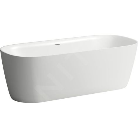 LAUFEN MEDA Baignoire à poser, blanc brillant, Marbond,