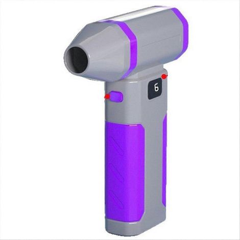 Souffleur portatif à ventilateur puissant 100 000 tr/min avec éclairage LED, moteur sans balais pour le camping et l'élimination de la poussière en extérieur. (1/5)