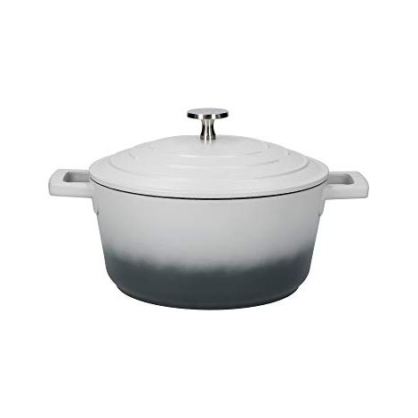 masterclass Casseruola leggera con coperchio, Alluminio, Grigio Ombre, 2,5 Litri (Rotonda) (MCMCRD20GRY) (1/4)