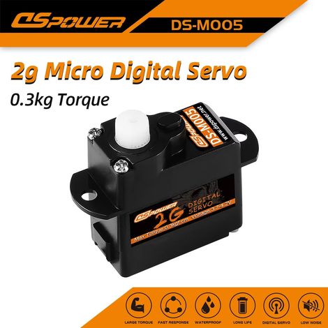 2G Digitalservo für F3P Starrflügler-Miniaturflugzeug, sanfte und schnelle Wiedergabe, kleine Spielzeugdrohne. (1/5)