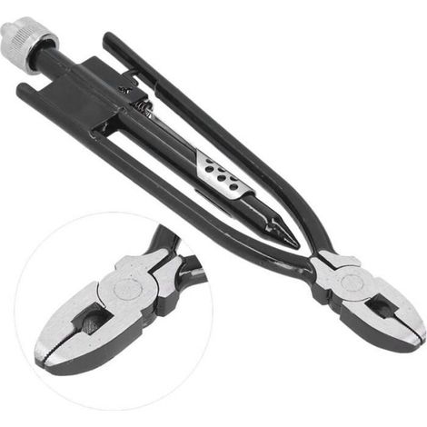 Pinces torsadées unidirectionnelles - - 9 pouces - Acier haute teneur en carbone - Compatibilité fil 0,3 à 0,7 mm (1/4)