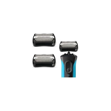 Têtes de rasoir de rechange Series 3 32B compatibles avec Braun Series S3 3040s 3000s 3050cc 3010s 3070cc 3080s 3090s 310s 3020s 330s 370cc-4 380s-4 (2PCS 32B) (1/5)
