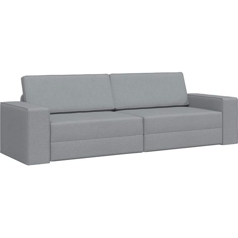 Maison Exclusive - Canapé-Lit Gris clair 245 x 78 x 77 cm tissu (1/5)