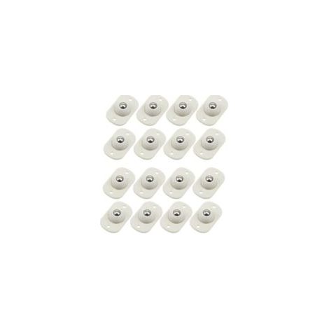 16 ruedas autoadhesivas para transferencia, ruedas con rodamientos de bolas adhesivos, ruedas transportadoras adhesivas con rotación de 360° para patas de muebles.