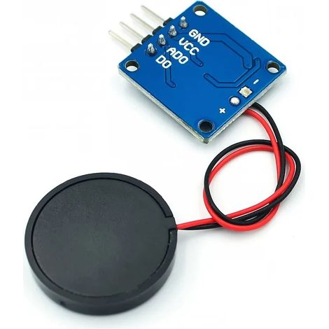 Piezoelectric shock tap sensor Vibration switch module piezo (1/4)