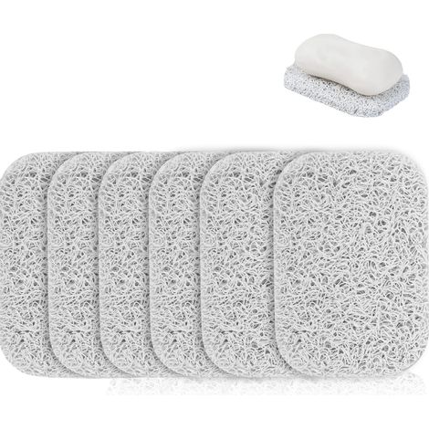 6er-Set Seifenschalenhalter, Seifenstückhalter für Dusche, Küche, Badezimmer, Reisen, Hotel, Reinigungszubehör (1/5)