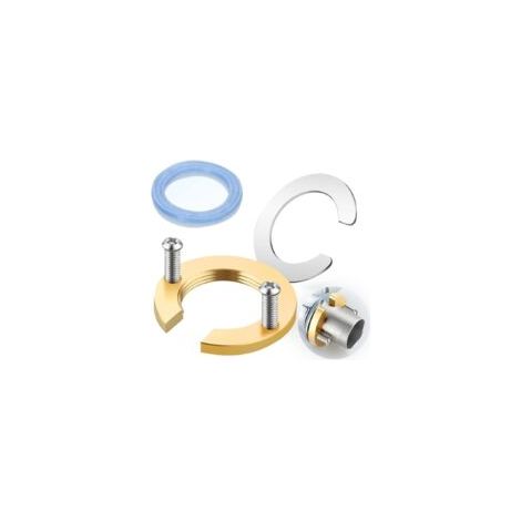 Kit Fixation Robinetterie - Accessoires d'installation pour Robinet et Lavabo (D'or 1 Pièce) - Crezuo (1/4)