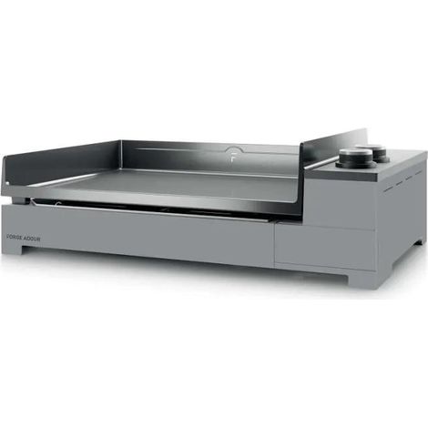 Piastra elettrica Forge Adour PREMIUM 60 Acciaio Nero e Grigio